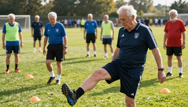 Oldest footballer goal training regimen longevity analysis